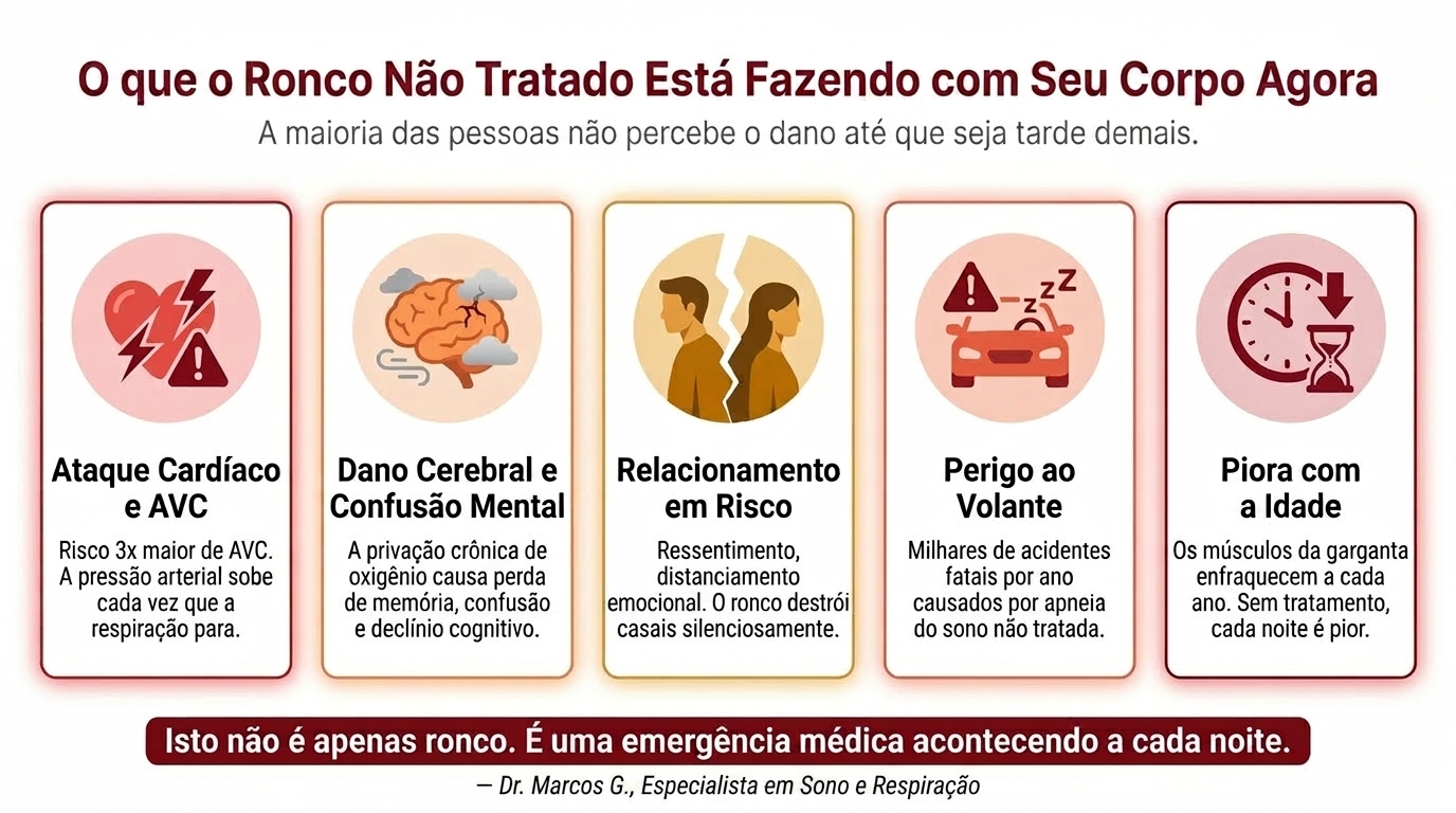 O que o Ronco Não Tratado Está Fazendo com Seu Corpo Agora